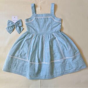 Janie and Jack dress and bow